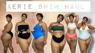 Curvy plus size Aerie Swimsuit Haul