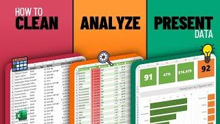 How to Clean Analyze and Present Data with Excel FREE Adv. Course