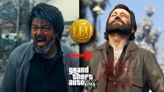 LEO - Official Trailer  GTA 5 remake  GTA 5 version  Thalapathy Vijay