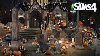 Spooky Halloween Cemetery  The Sims4 Stop Motion Build  NoCC 【シムズ４建築】