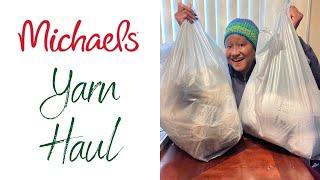 Michaels YARN HAUL  #yarnshopping #yarnhaul #yarn #yarnspirations #michaelscraftstore #yarn