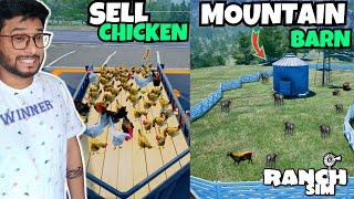 I SELL UNWANTED CHICKEN + MOUNTAIN BARN FOR MY GOAT IN RANCH SIMULATOR #88