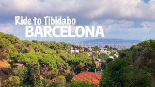 Cycle Ride to Tibidabo  Barcelona Spain