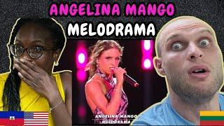 REACTION TO Angelina Mango - Melodrama RTL 102.5 Power Hits Estate 2024  FIRST TIME WATCHING