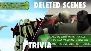 Ben 10 classic series deleted scenes + trivia compared to B10