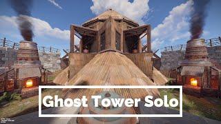 Лучший Анти-Рейд Дом Для Соло Игрока в Раст 2024 Ghost Tower Solo. Гайд