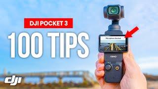 DJI OSMO POCKET 3  100 TIPS TRICKS & HIDDEN FEATURES