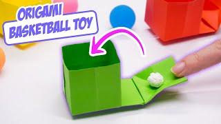 Easy origami moving paper toys  Mini toy basketball pop it #7