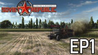 Building an Island Socialist Utopia Workers and Resources Soviet Republic - Ep1 Forestry Start