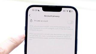 How To Make Your Instagram Account Private 2023