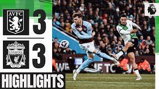 Quansah & Gakpo Goals in Six Goal Thriller  Aston Villa 3-3 Liverpool  Highlights