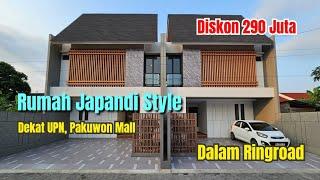 DIKSON BESAR ‼️RUMAH BARU JAPANDI STYLE DALAM RINGROAD MAGUWO. DEKAT UPN & PAKUWON MALL JOGJA