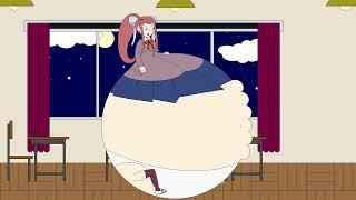 Monika belly inflation Euvoria video by lucasbasher649