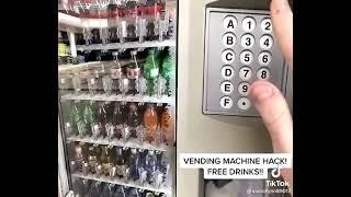 Vending machine hack.