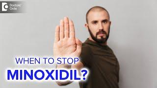 When I should not use Minoxidil for HAIR LOSS ? - Dr. Deepak P Devakar   Doctors Circle