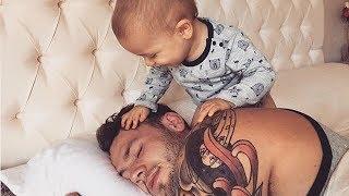 Cute Babies Kids Trying to wake up Daddies Compilation 2018
