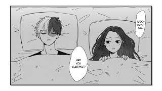 Shouto Todoroki x Momo Yaoyorozu doujinshi - Are you sleeping? #shorts