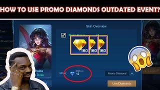 HOW TO USE PROMO DIAMONDS OUTDATED EVENT?NO APP NO PVNNO HACKMOBILE LEGEND BANG BANG#