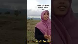 Heni Susilawati di Padang safana dompu