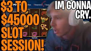 $3 TO $45000 SLOT SESSION CRAZIEST SLOT WIN OF ALL TIME?