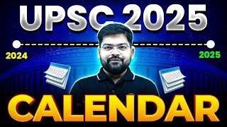 UPSC 2025 Calendar Is Out UPSC Prelims 2025  UPSC Mains 2025