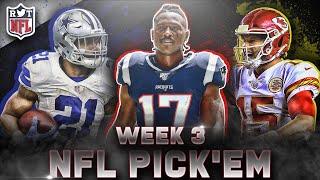 2019 NFL Week 3 Predictions  #NFLRT Pickem Challenge