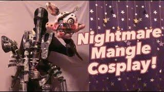 My Nightmare Mangle cosplay suit up