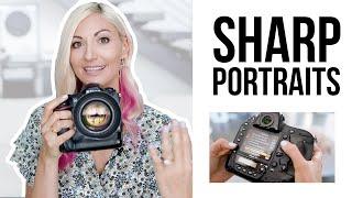 How to Get Sharp Focus Portraits with a Low F-Stop  Portrait Photography Tips