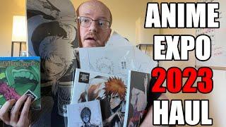 My HUGE Anime Expo 2023 Haul Exclusive Merch Freebies Art & more Yes its mostly Bleach things