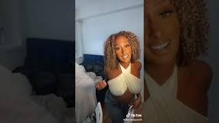 Somali beauty doing no bra Challenge . Somali girls are pretty ️