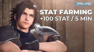 Crisis Core Final Fantasy 7 Reunion Stat Farming +100 STAT5 min