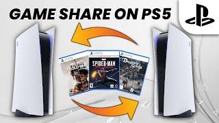 How to Game Share on PS5 EASY 2021  SCG