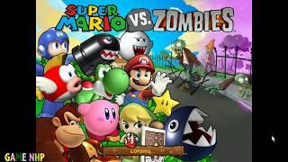 PvZ Mod Mario VS Zombies Nintendo vs Zombies - GamePlay