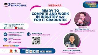 Webinar  Ready to Compete and Work in Industry 4.0 for IT Graduates