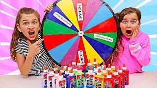 MYSTERY WHEEL OF SLIME CHALLENGE  JKrew