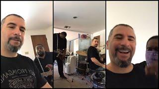 John Dolmayan & James Hazley jamming as These Grey Men 2020