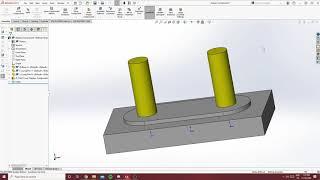 Creating a Part in an Assembly - SolidWorks 2020