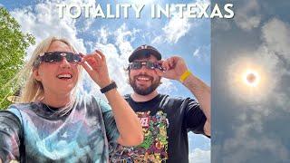 Our Solar Eclipse TOTALITY Experience in Grapevine TX 2024 Meow Wolf & First Total Solar Eclipse