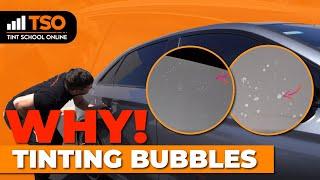 Important Window Tint Training  Why Am I Getting Dirt  Bubbles In My Tint?