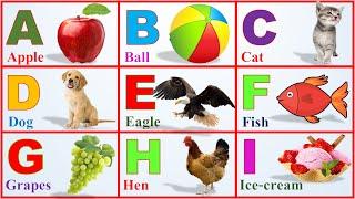 A for Apple apple to zebra  English Alphabets A to Z  A B C D 