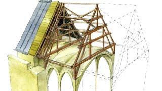 The roof of Notre-Dame de Paris. Analysing the structure and its destruction on April 15 2019