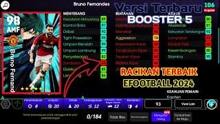 CARA RACIK BRUNO FERNANDES BLUE LOCK 98 MAX LEVEL RATING EFOOTBALL MOBILE 2024