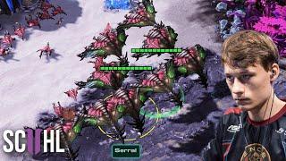 Serrals MASS BROOD LORDS - Starcraft 2 Serral vs. ByuN