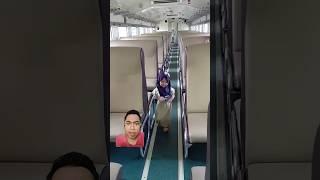 NAIK KERETA PERNAH GAK KALIAN #keretaapi #naikkereta #automobile #anakkereta #train #bermainkereta