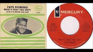 Fats Domino - Whats That You Got - August 6 1965