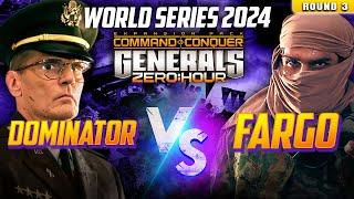 C&C Generals Zero Hour World Series 2024  DoMiNaToR vs Fargo  Round 3