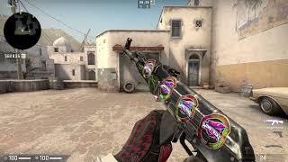 AK-47 Emerald Pinstripe 4x Winstrike HOLO Kato 19 Sticker Combo  Counter Strike Global Offensive