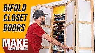 How to Make Custom Closet Bifold Doors  Woodworking Project