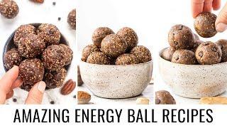 3 *MUST TRY* Energy Ball Recipes  HEALTHY VEGAN SNACKS