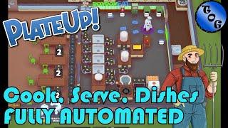 PlateUp I Cooking Serving Dishes - FULLY AUTOMATED RESTAURANT I Tutorial